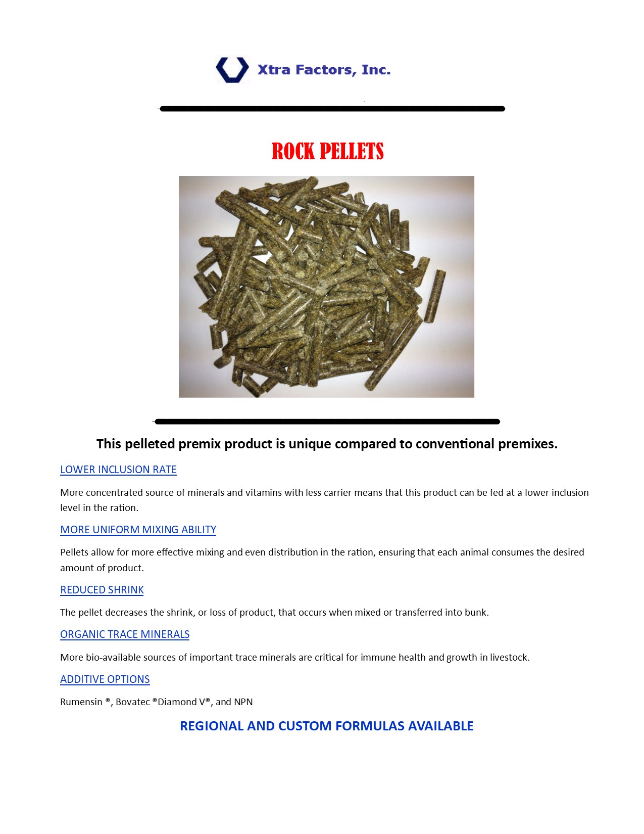 Rock Pellets